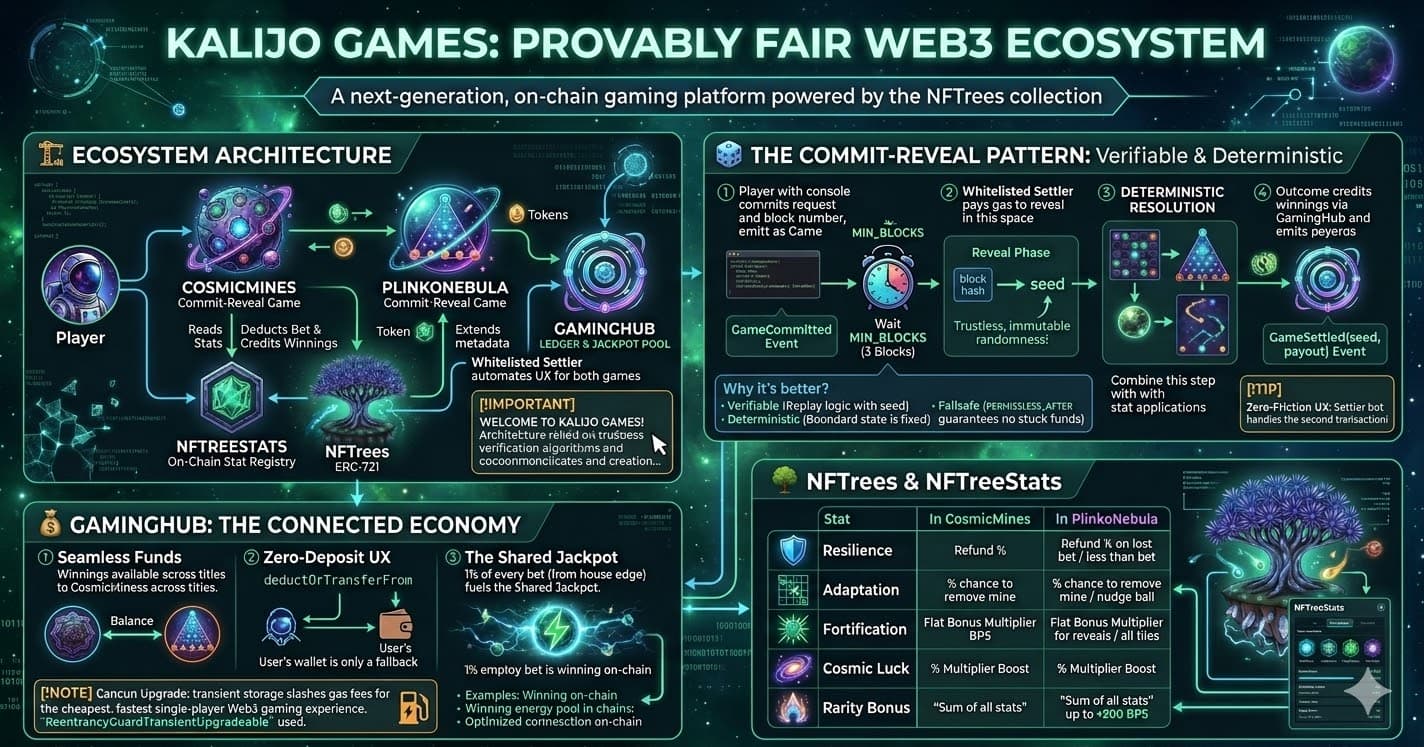 Kalijo Games Architecture & Transaction Flow